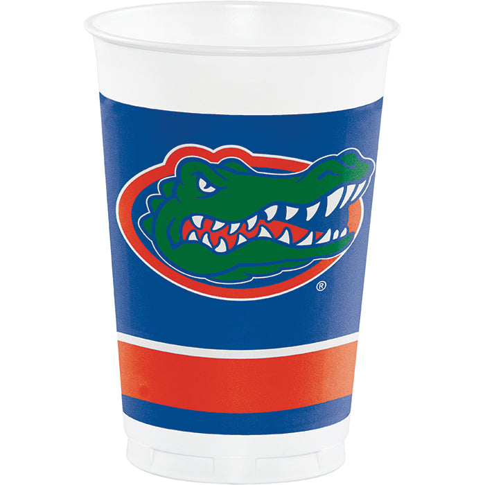 University Of Florida 20 Oz Plastic Cups, 8 ct