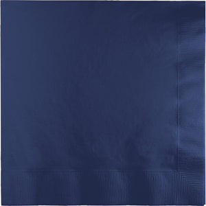 Navy Dinner Napkins 3Ply 1/4Fld, 25 ct by Creative Converting