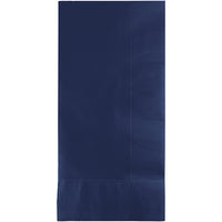 Navy Dinner Napkins 2Ply 1/8Fld 100/Pkg