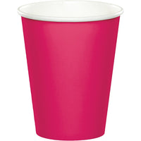 Hot Magenta Hot/Cold Paper Cups 9 Oz., 24 ct by Creative Converting