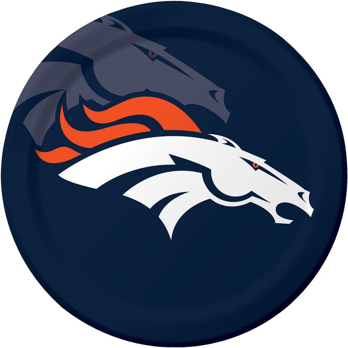 Denver Broncos Paper Plates, 8 ct by Creative Converting