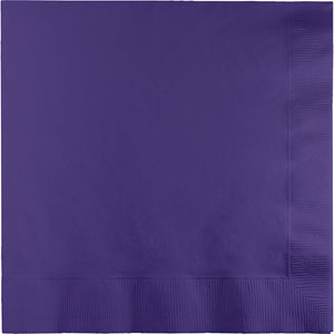 Purple Dinner Napkins 3Ply 1/4Fld, 25 ct by Creative Converting