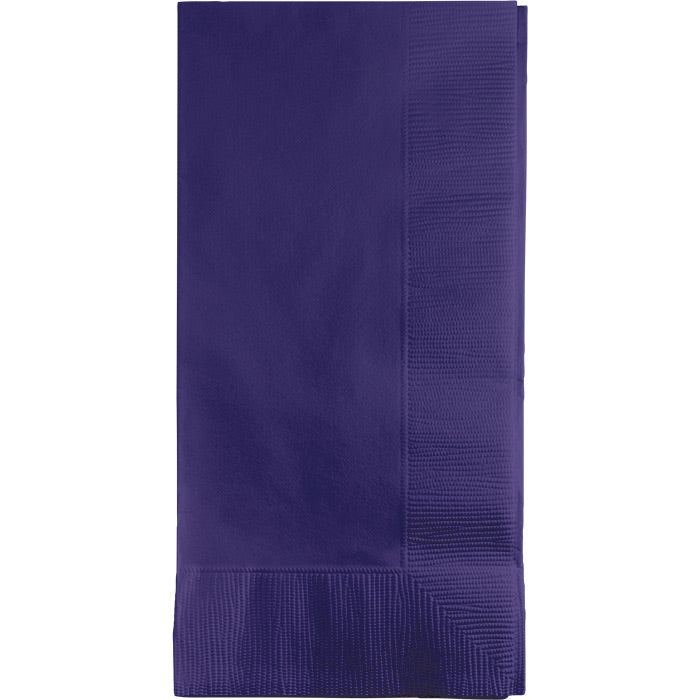Purple Dinner Napkins 2Ply 1/8Fld (50/Pkg)