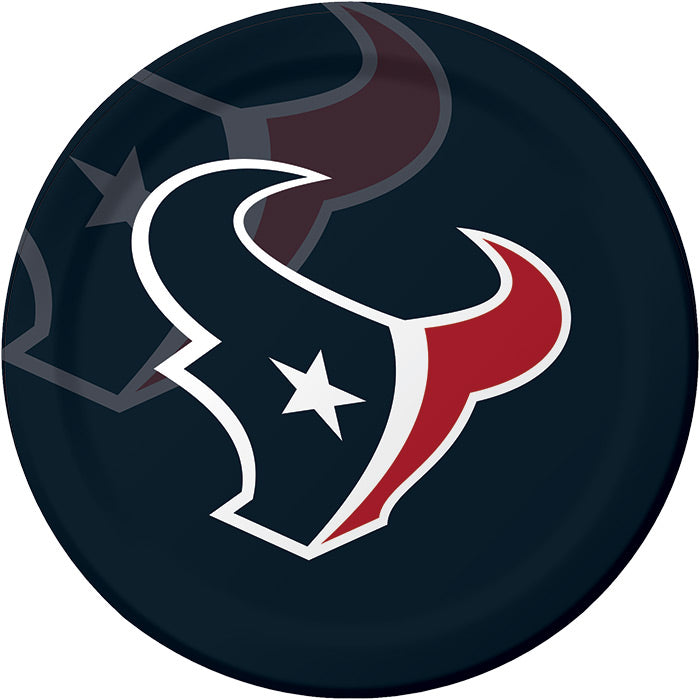 Houston Texans Paper Plates, 8 ct by Creative Converting