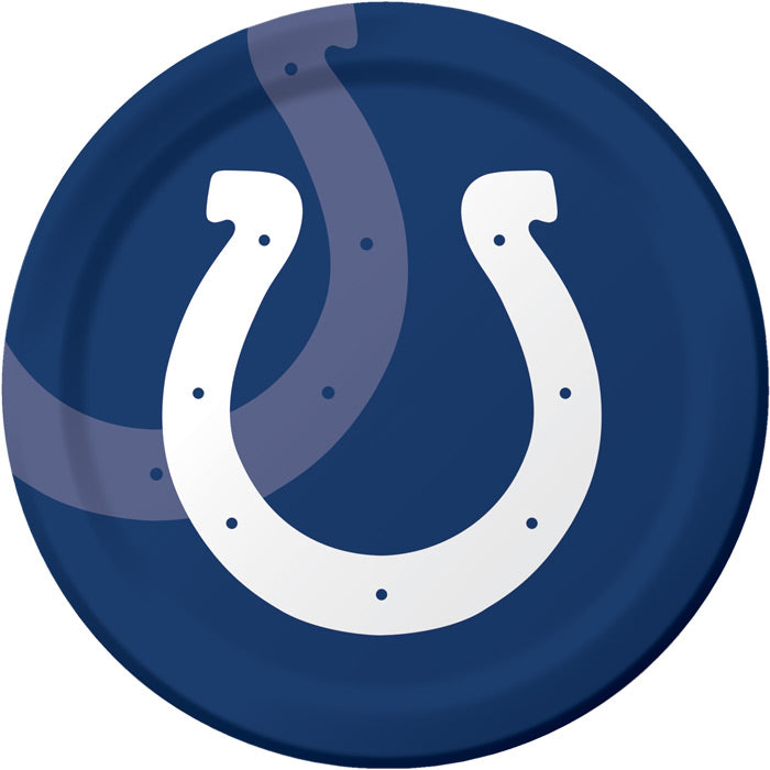Indianapolis Colts Paper Plates, 8 ct by Creative Converting