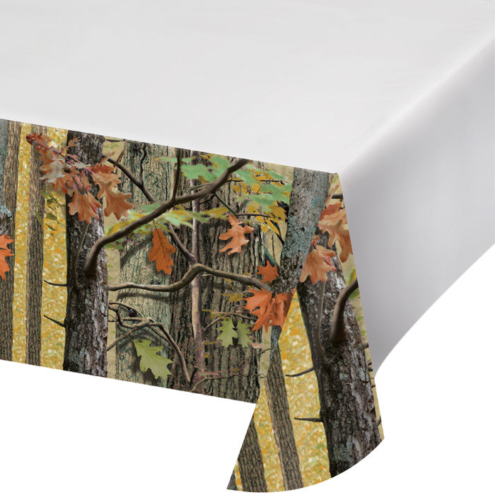 Hunting Camo Tablecover Plastic 54" X 102" by Creative Converting