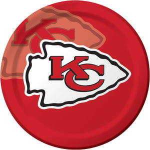 Kansas City Chiefs Paper Plates, 8 ct by Creative Converting