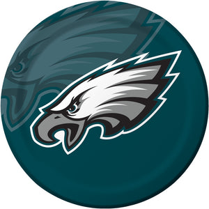 Philadelphia Eagles Paper Plates, 8 ct by Creative Converting