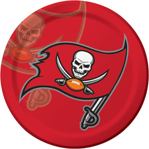 Tampa Bay Buccaneers Paper Plates, 8 ct by Creative Converting