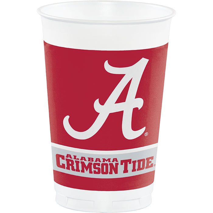 University Of Alabama 20 Oz. Plastic Cups, 8 ct by Creative Converting
