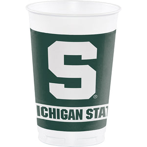 Michigan State University 20 Oz Plastic Cups, 8 ct by Creative Converting