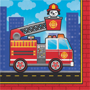 Fire Truck Napkins, 16 ct by Creative Converting