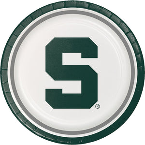 Michigan State University Paper Plates, 8 ct by Creative Converting