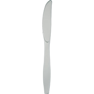 Shimmering Silver Plastic Knives, 24 ct by Creative Converting