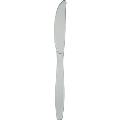 Shimmering Silver Plastic Knives, 24 ct by Creative Converting