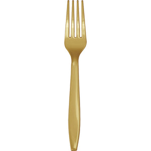 Glittering Gold Plastic Forks, 50 ct by Creative Converting