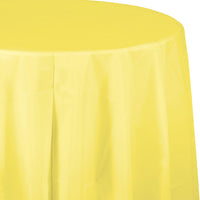 Mimosa Round Plastic Tablecover, 82