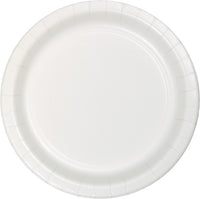 White Banquet Plate, 24 ct