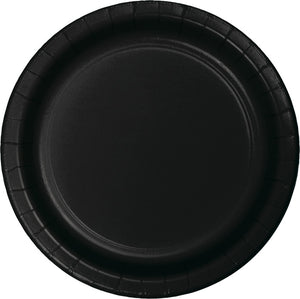 Black Banquet Plates, 24 ct by Creative Converting