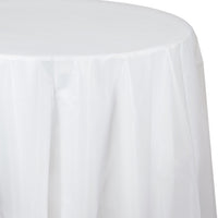 Clear Round Plastic Tablecover, 82