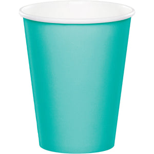 Teal Lagoon Hot/Cold Paper Paper Cups 9 Oz., 24 ct by Creative Converting