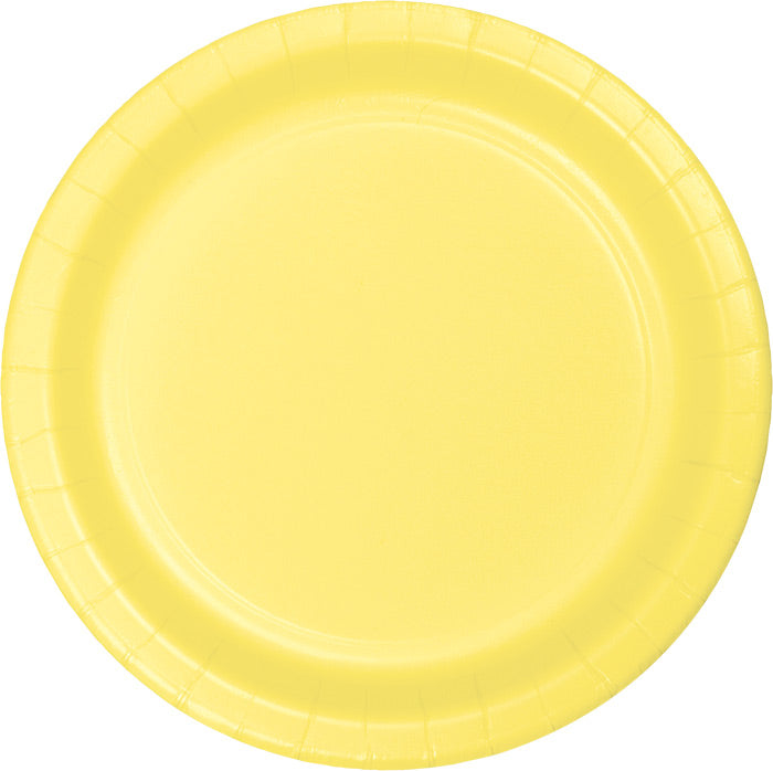 Mimosa Yellow Banquet Plates, 24 ct