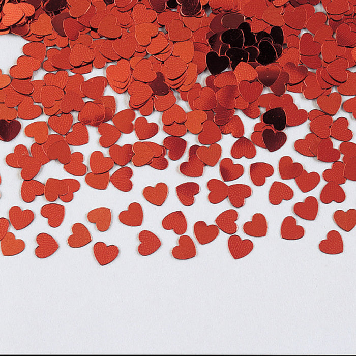 Autupy 1200 Pieces 60g Red Heart Confetti for Valentine's Day 0.4