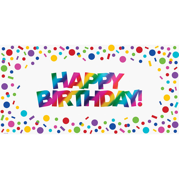 Rainbow Foil Happy Birthday Banner by Creative Converting