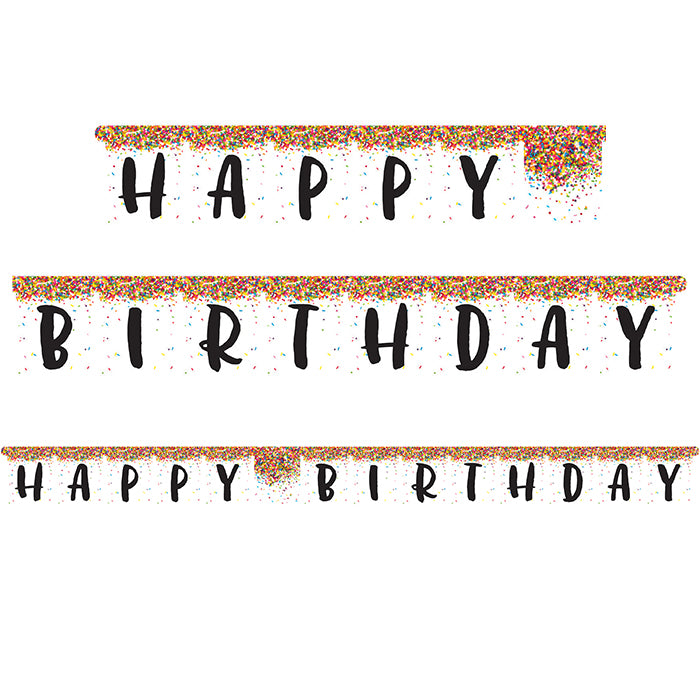 Sprinkles Jointed Banner Lg by Creative Converting