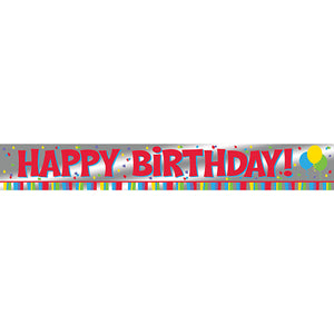 Banner Foil 6' Happy Birthday by Creative Converting