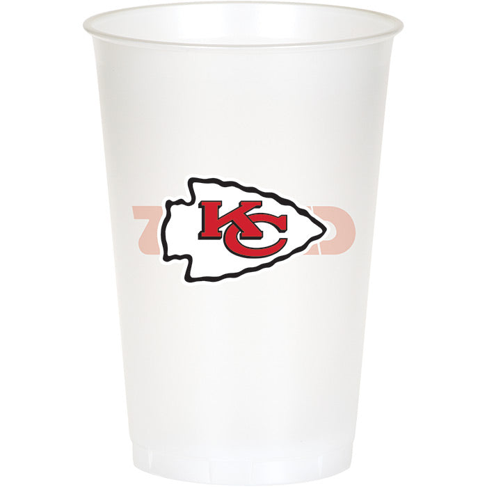Kansas City Chiefs Plastic Cup, 20Oz, 8 ct