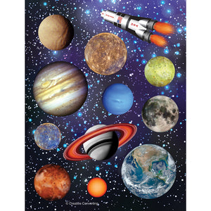 Space Blast Stickers, 4 ct by Creative Converting