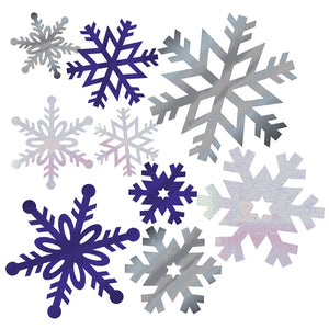 Foil Snowflake Cutouts, 12 ct by Creative Converting