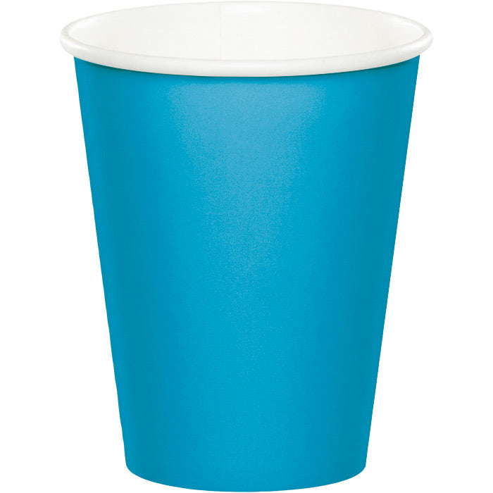 Turquoise Hot/Cold Paper Paper Cups 9 Oz., 24 ct by Creative Converting
