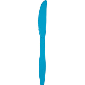 Turquoise Blue Plastic Knives, 24 ct by Creative Converting