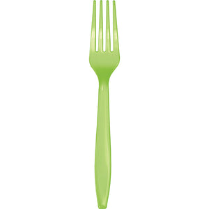 Fresh Lime Green Plastic Forks, 24 ct by Creative Converting