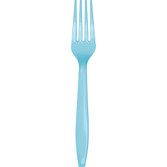 Pastel Blue Plastic Forks, 24 ct by Creative Converting