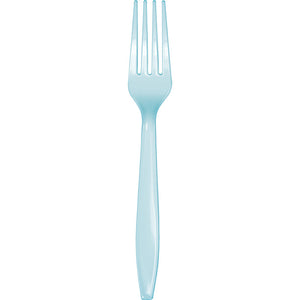 Pastel Blue Plastic Forks, 50 ct by Creative Converting