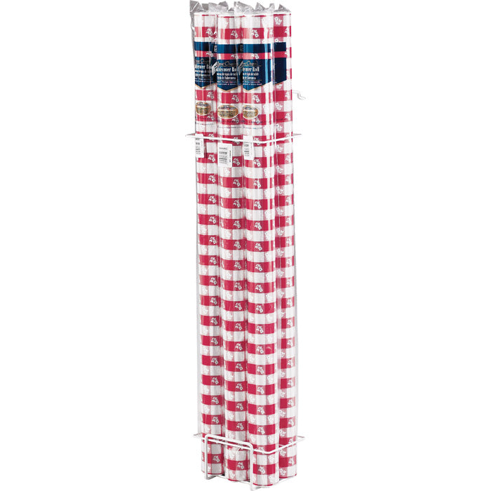 Red Gingham Banquet Roll 40" X 100' by Creative Converting