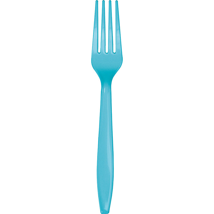 Bermuda Blue Plastic Forks, 24 ct by Creative Converting