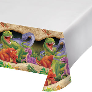 Dino Blast Tablecover Plastic 54" X 108" by Creative Converting