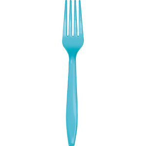 Bermuda Blue Plastic Forks, 50 ct by Creative Converting