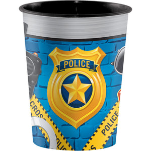 Police Party Plastic Keepsake Cup 16 Oz. by Creative Converting