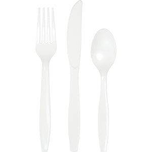 White Assorted Cutlery White, 18 ct by Creative Converting