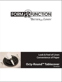 White Round 82 Inch Plastic