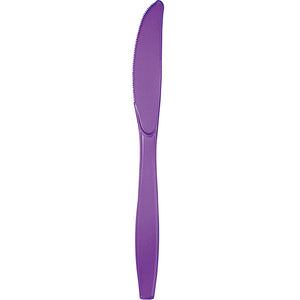 Amethyst Purple Plastic Knives, 24 ct by Creative Converting