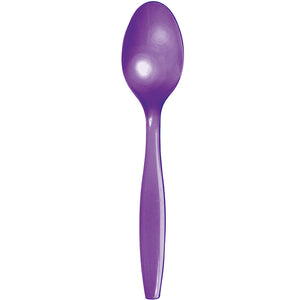 Amethyst Purple Plastic Spoons, 24 ct by Creative Converting