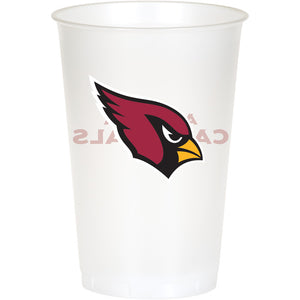 Arizona Cardinals Plastic Cup, 20Oz, 8 ct by Creative Converting