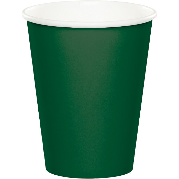 Hunter Green Hot/Cold Paper Cups 9 Oz., 24 ct by Creative Converting