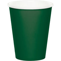 Hunter Green Hot/Cold Paper Cups 9 Oz., 24 ct by Creative Converting